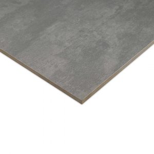 Aura Dark Grey 600x1200 Satin Matt Concrete Effect Porcelain Tile - Side Angle