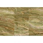 Emerald Exotic Green 600x1200 Polished Onyx Effect Porcelain Tile All Face