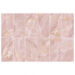 Ethereal Onyx Rose Pink 600x1200 Polished Onyx Effect Porcelain Tile All Face