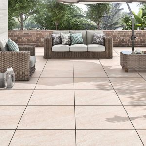 Horizon Crema Yellow 600x900 Outdoor Tile - Render