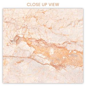 Indus River Crema Yellow 600x1200 Carving Marble Effect Porcelain Tile - Close Up