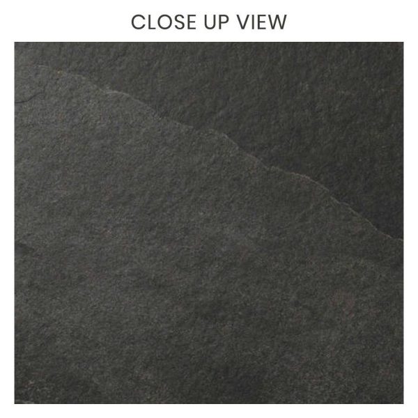 Volcano Graphite Grey 300x600 Matt Stone Effect Porcelain Tile Close Up