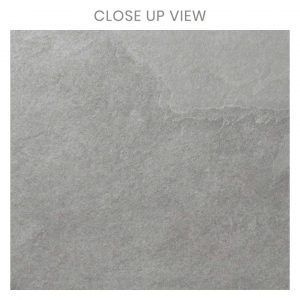 Volcano Grey 300x600 Matt Stone Effect Porcelain Tile - Close Up