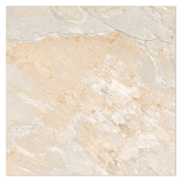 Burlington Beige 600X600 Polished Marble Effect Porcelain Tile Face 2