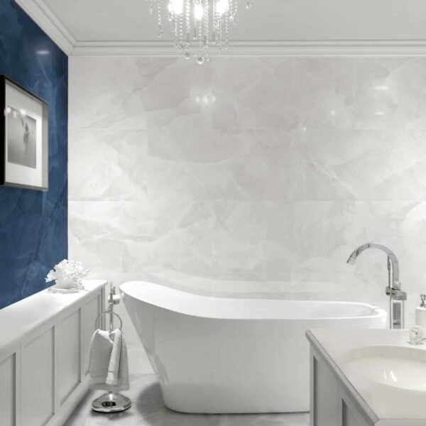 Exotic Onyx White 600X1200 Porcelain Tile Render