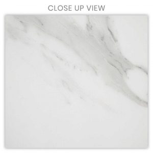 Alaska Satuario Grey 300X600 Polished Marble Effect Porcelain Tile - Close Up