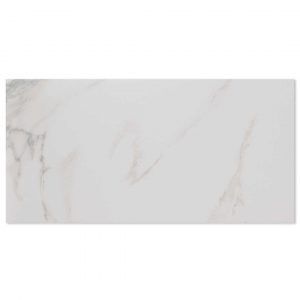 Alpine Satuario White 300x600 Matt Marble Effect Porcelain Tile - Main