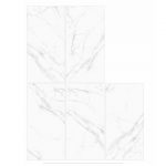 Alps Blanco Royal White 600x1200 Polished Marble Effect Porcelain Tile All Face