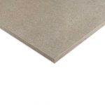 Artic Tusk Brown 600x600 Polished Concrete Effect Porcelain Tile Side Angle