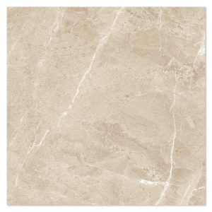 Atlantic Marfil Yellow 600x600 Polished Marble Effect Porcelain Tile - Main
