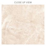 Atlantic Marfil Yellow 600x600 Polished Marble Effect Porcelain Tile Close Up 2