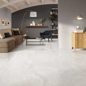 Sofiya Onyx Grande White 800x800 Matt Porcelain Tile - Render