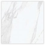 Lithery Bianco White Soft 800x800 Polished Marble Effect Porcelain Tile Main