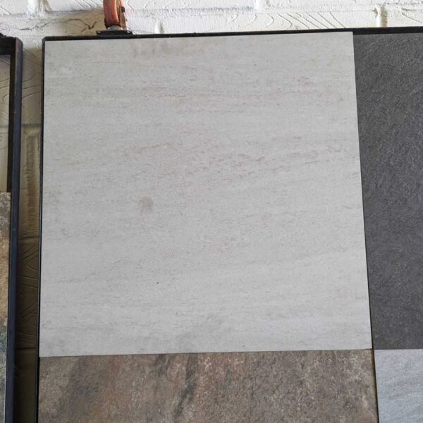 Keystone Ash Grey 600x600 Rough Matt Outdoor Tile Real Image 2
