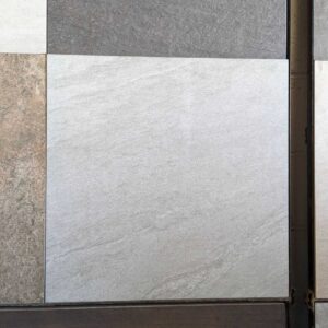 Horizon Light Grey 800x800 Rough Matt Outdoor Tile - Real Image 2