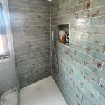 Brooklyn Aqua Green 75X300 Rustic Brick Effect Wall Tile Real