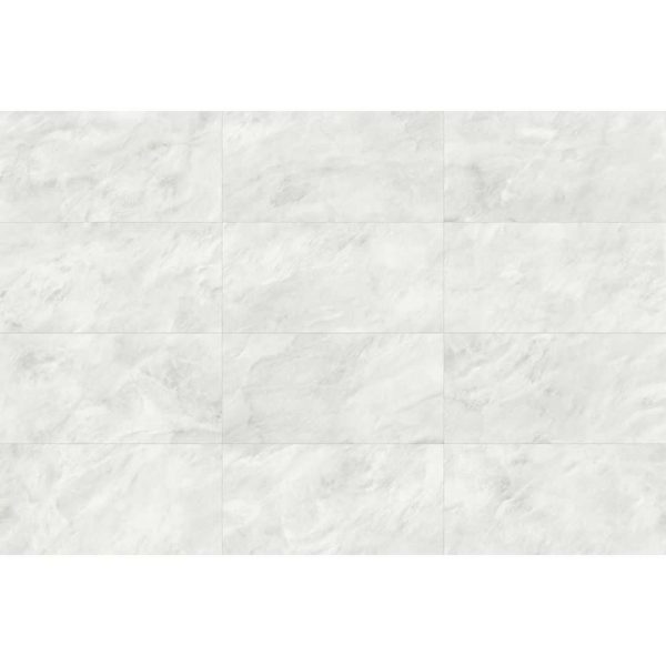 Nimbus White 600x1200 Matt Marble Effect Porcelain Tile All Face