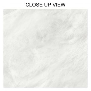 Nimbus White 600x1200 Matt Marble Effect Porcelain Tile - Close Up