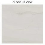 Aura White 120x120 Matt Marble Effect Porcelain Tile Close Up