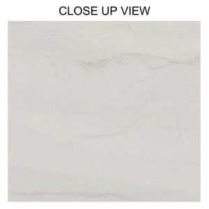 Aura White 120x120 Matt Marble Effect Porcelain Tile - Close Up