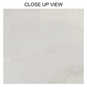 Aura White 600x1200 Polished Marble Effect Porcelain Tile - Close Up