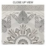 Aura Baeza White 600x1200 Matt Decor Porcelain Tile Close Up