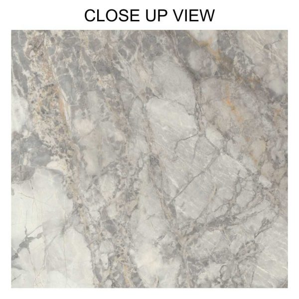 Anya Invisible Gold 900x900 Polished Marble Effect Porcelain Tile Close Up