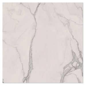 Regal White 1200x1200 Polished Marble Effect Porcelain Tile - Main