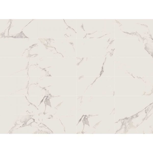 Marmor Luxe White 300x600 Satin Matt Marble Effect Porcelain Tile All Face