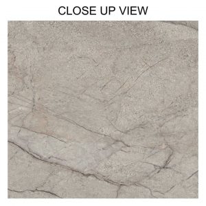 Renaissance Greige Grey 600x1200 Matt Carved Marble Effect Porcelain Tile - Close Up