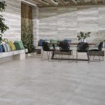 Anya Taupe Brown 600x1200 Lappato Concrete Effect Porcelain Tile Render