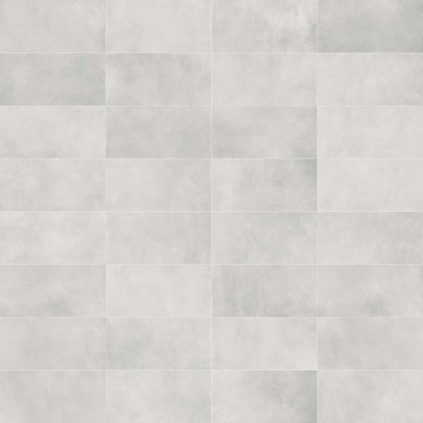 Quayside Bianco White 600x1200 Matt Concrete Effect Porcelain Tile All Face