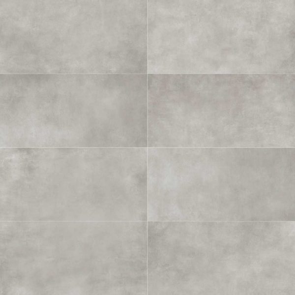 Quayside Cenere Grey 600x1200 Matt Concrete Effect Porcelain Tile All Face