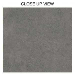 Anya Graphite Grey 600x600 Stru Lapatto Concrete Effect Porcelain Tile - Close Up