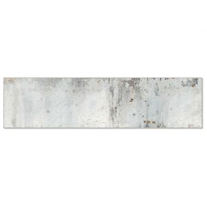 Patina Iron 75x300 White Shine Metal White Body Tile - Main