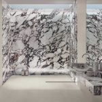 Verona Ruby Red 600x1200 Polished Marble Effect Porcelain Tile Render