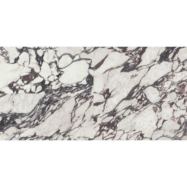 Verona Ruby Red 600x1200 Polished Marble Effect Porcelain Tile All Face