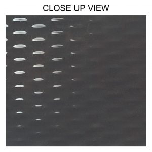 Commercial Graphite Grey 350x1000 Polish Decor Ceramic Tile - Close Up