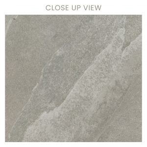 Coast Grey 300x600 Matt Stone Effect Porcelain Tile - Close Up