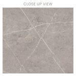 Mansion Dark Grey 600x600 Gloss Marble Effect Porcelain Tile Close Up