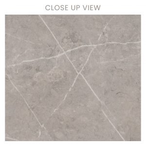 Mansion Dark Grey 600x600 Gloss Marble Effect Porcelain Tile - Close Up