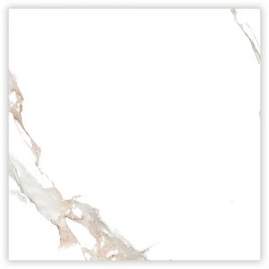 Dome Bianco White 600x600 Polished Marble Effect Porcelain Tile - Main