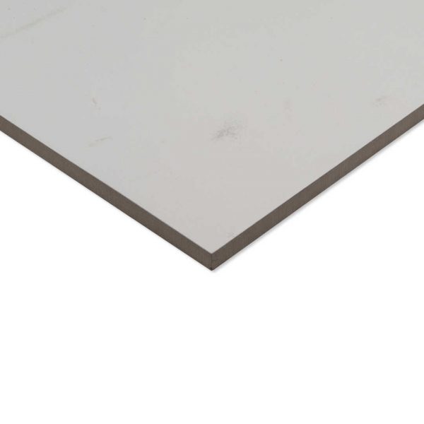 International Statuario White 300x600 Polished Marble Effect Porcelain Tile Side Angle