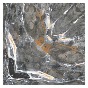 Fossil Azul Grey 600x600 Polished Marble Effect Porcelain Tile - Main
