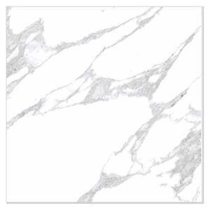 Antarctica White 600x600 Polished Marble Effect Porcelain Tile - Main