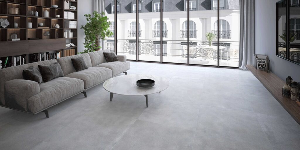 Industrial Style with The Magic of Concrete Effect Tile