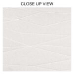 Angular White 400x1200 Decor Matt Ceramic Tile Close Up