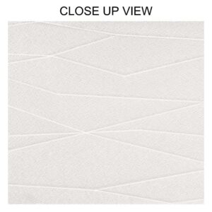 Angular White 400x1200 Decor Matt Ceramic Tile - Close Up
