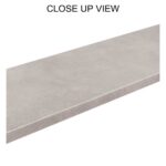 Quayside Bianco White 330x1200 Matt Concrete Effect Steps Porcelain Tile Close Up