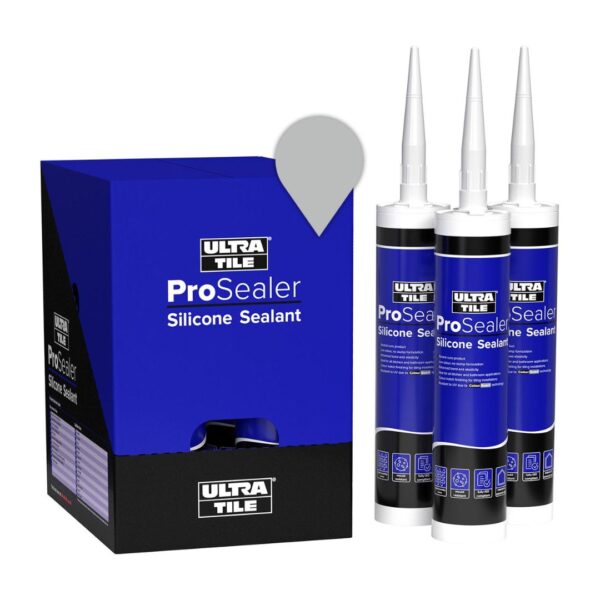 UltraTile ProSealer Silicone Sealant Silver Grey 310ml